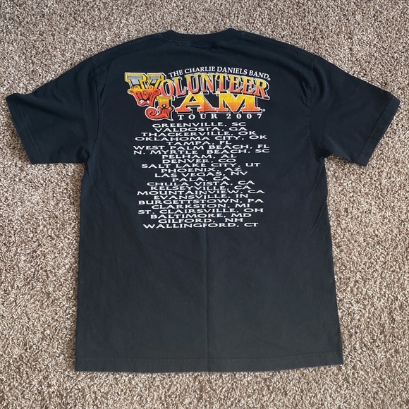 Vintage Charlie Daniels Band Concert T Shirt - Picture 5 of 7